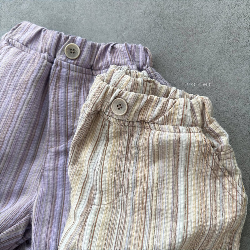 Raker - Korean Children Fashion - #littlefashionista - Seersucker Pants Multi - 4