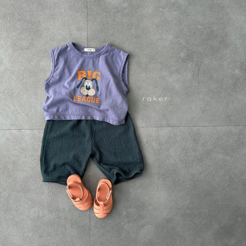 Raker - Korean Children Fashion - #minifashionista - Big League Dog Sleeveless Tee - 4