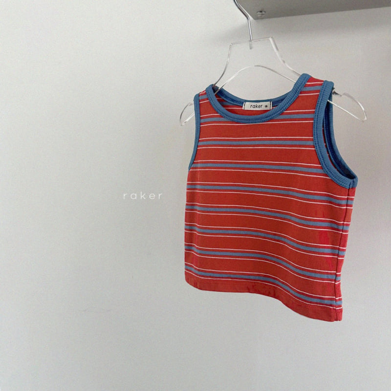 Raker - Korean Children Fashion - #prettylittlegirls - Jay Striped Sleeveless - 3