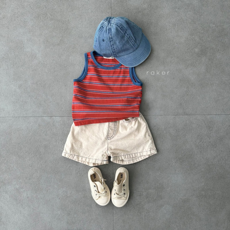 Raker - Korean Children Fashion - #stylishchildhood - Jay Striped Sleeveless - 6