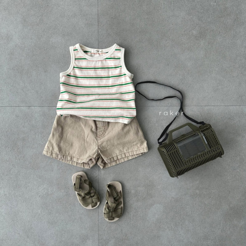 Raker - Korean Children Fashion - #toddlerclothing - Jay Striped Sleeveless - 5