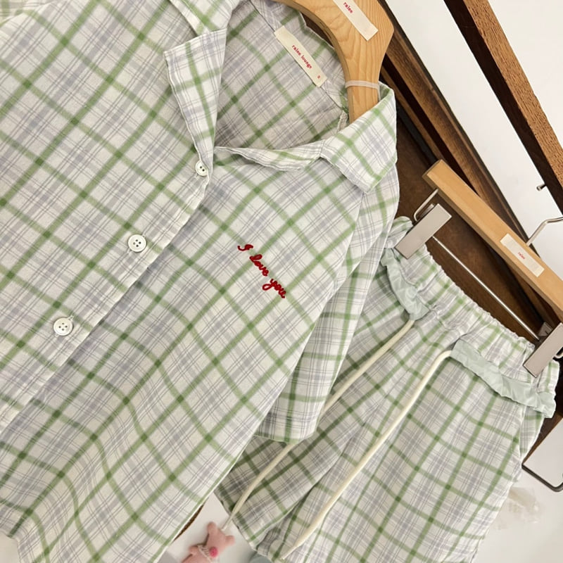 Raleelounge - Korean Children Fashion - #Kfashion4kids - Y Check Shirt - 7