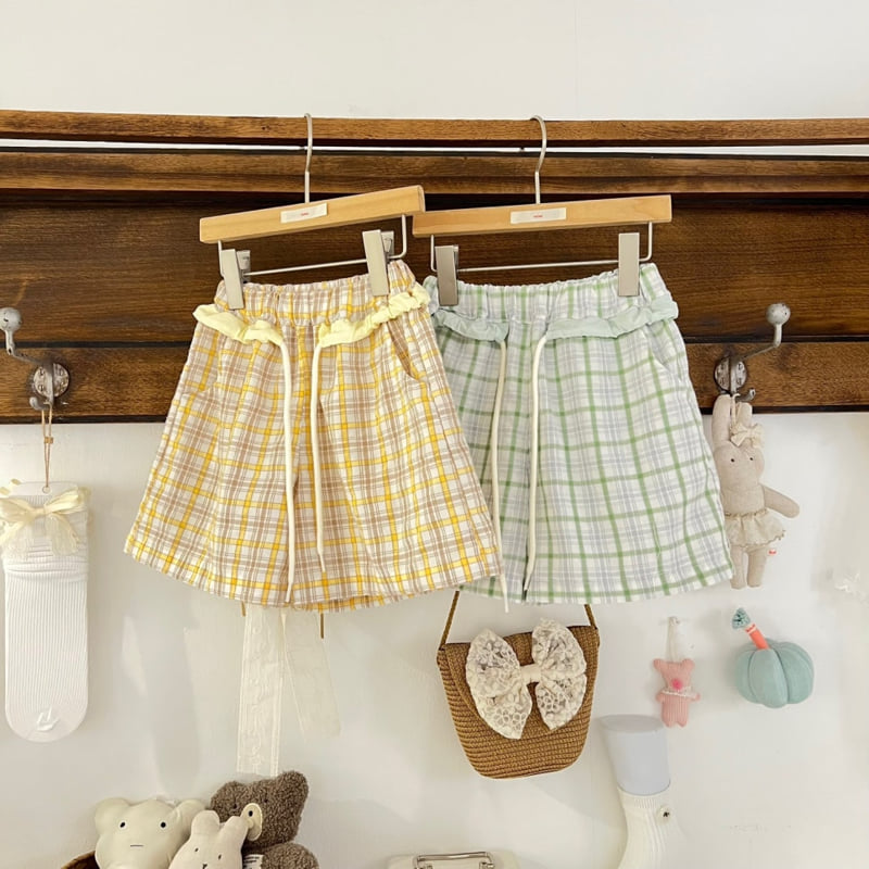 Raleelounge - Korean Children Fashion - #Kfashion4kids - Y Check Pants - 6