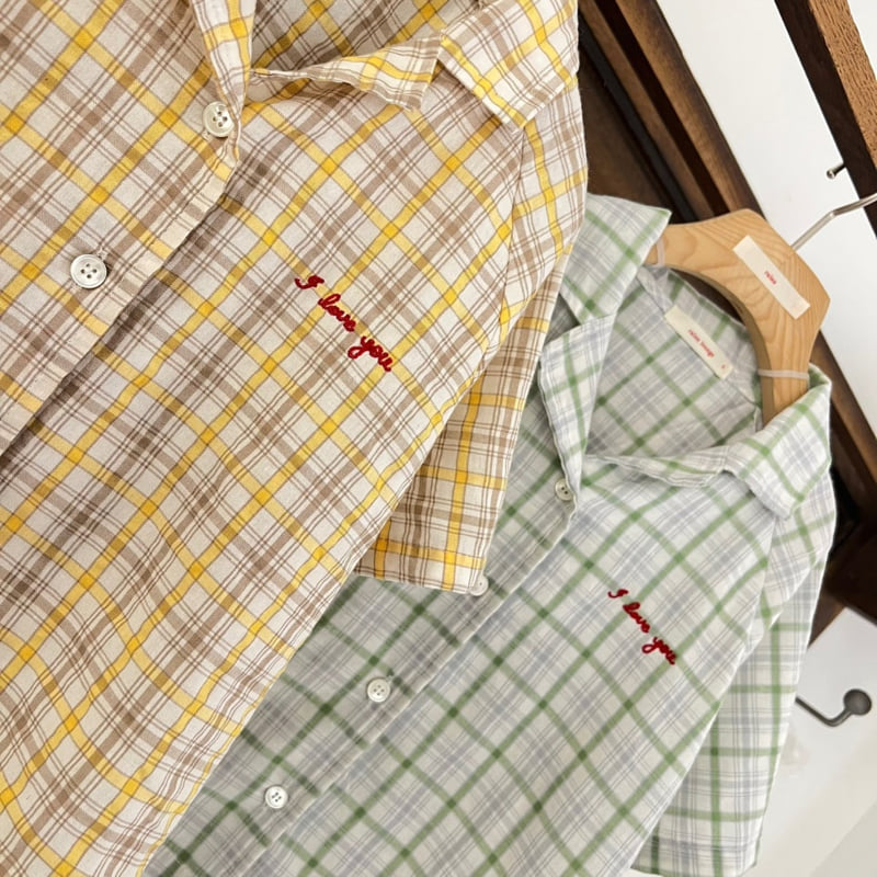 Raleelounge - Korean Children Fashion - #discoveringself - Y Check Shirt - 2
