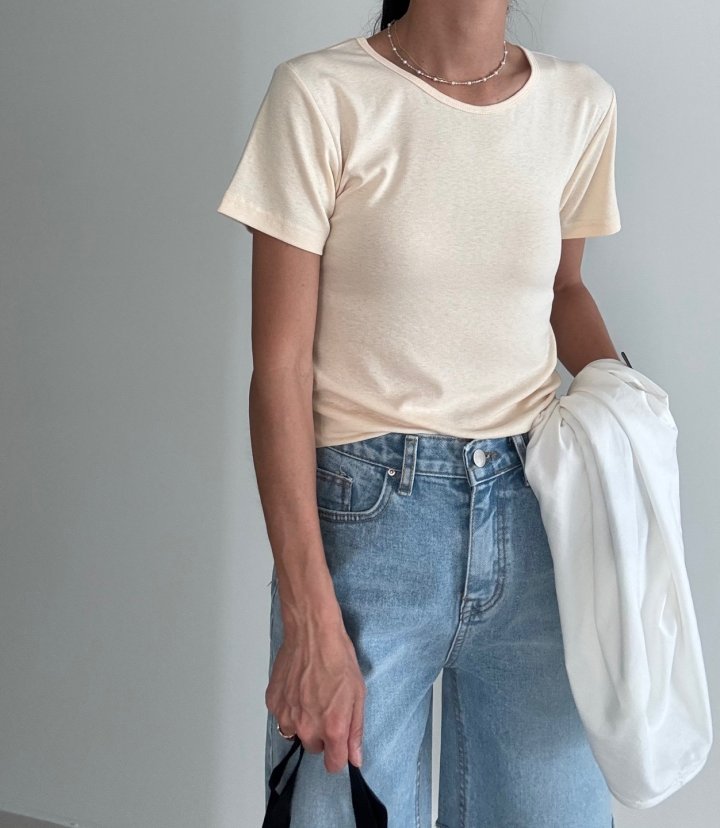 Ripple - Korean Women Fashion - #momslook - Choco Chewy Tee - 2