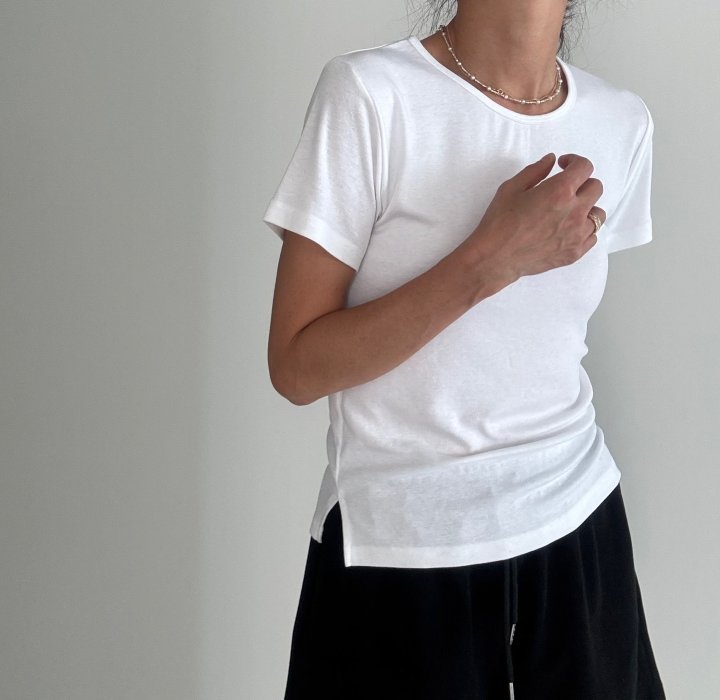 Ripple - Korean Women Fashion - #womensfashion - Choco Chewy Tee - 4