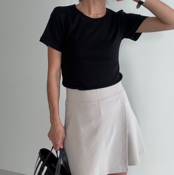 Ripple - Korean Women Fashion - #momslook - Choco Chewy Tee - 5