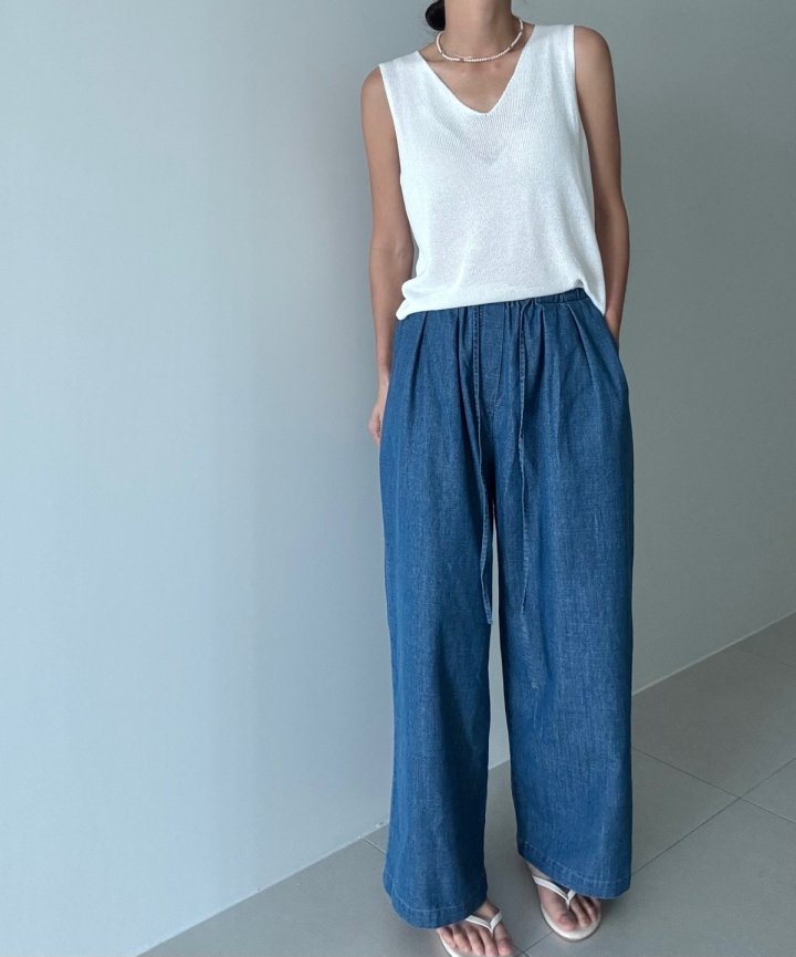 Ripple - Korean Women Fashion - #momslook - Crew Pants - 5