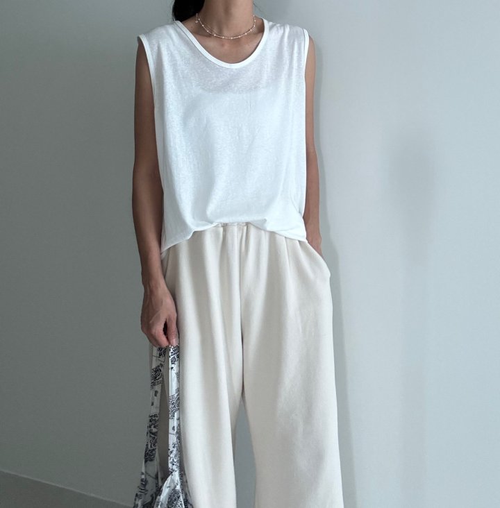 Ripple - Korean Women Fashion - #thelittlethings - Silket Boxy Sleeveless - 5