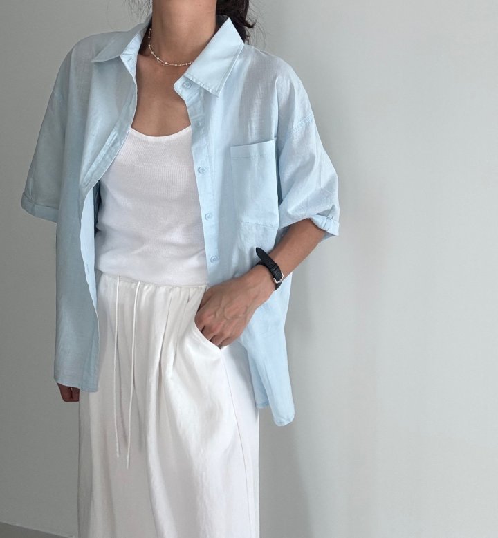 Ripple - Korean Women Fashion - #womensfashion - Rouje Pocket Shirt - 2