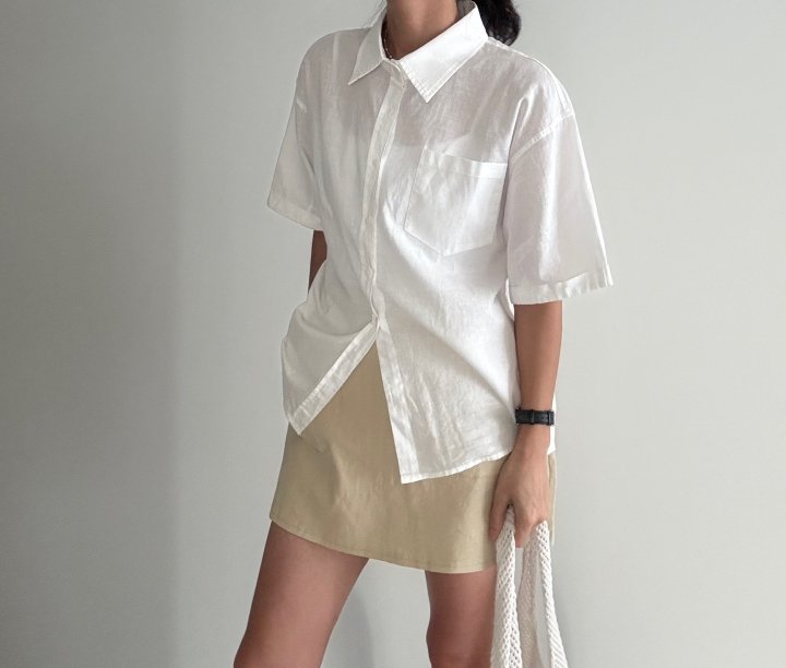 Ripple - Korean Women Fashion - #womensfashion - Rouje Pocket Shirt - 6