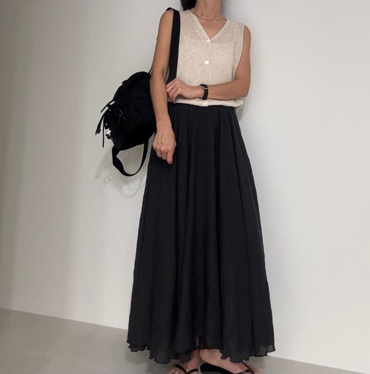 Ripple - Korean Women Fashion - #womensfashion - Flow Skirt - 5