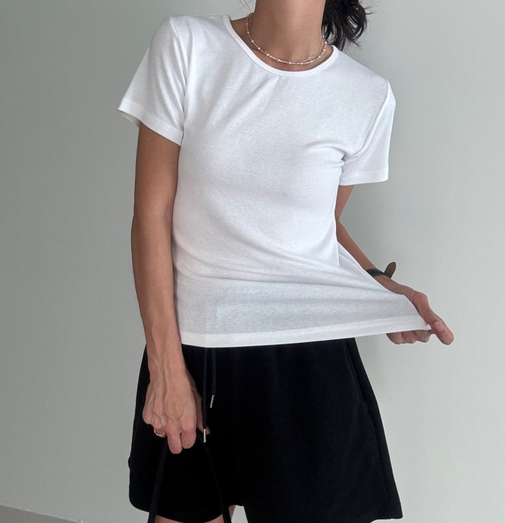 Ripple - Korean Women Fashion - #womensfashion - Choco Chewy Tee - 3