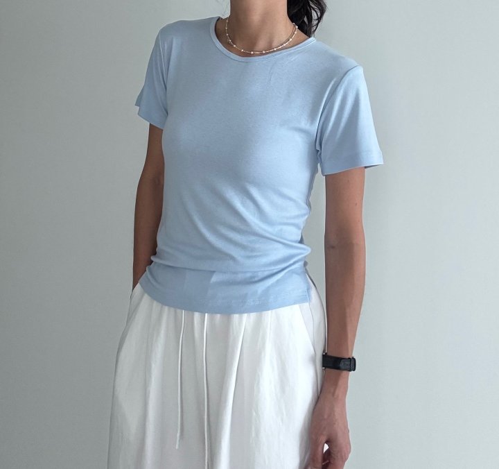 Ripple - Korean Women Fashion - #womensfashion - Choco Chewy Tee - 7