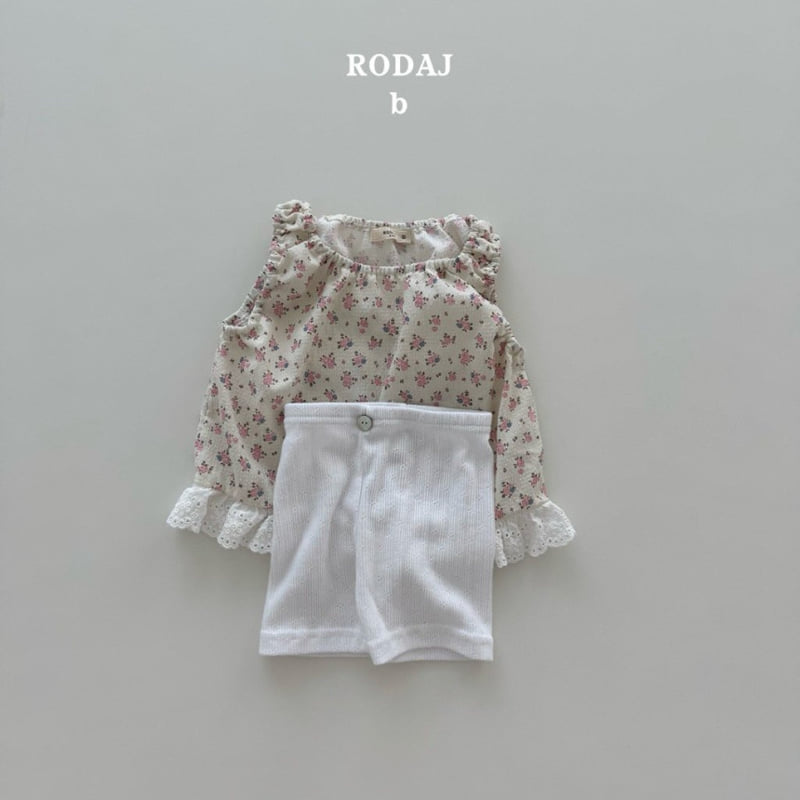 Roda J - Korean Baby Fashion - #babygirlfashion - Eyelet Pants - 4