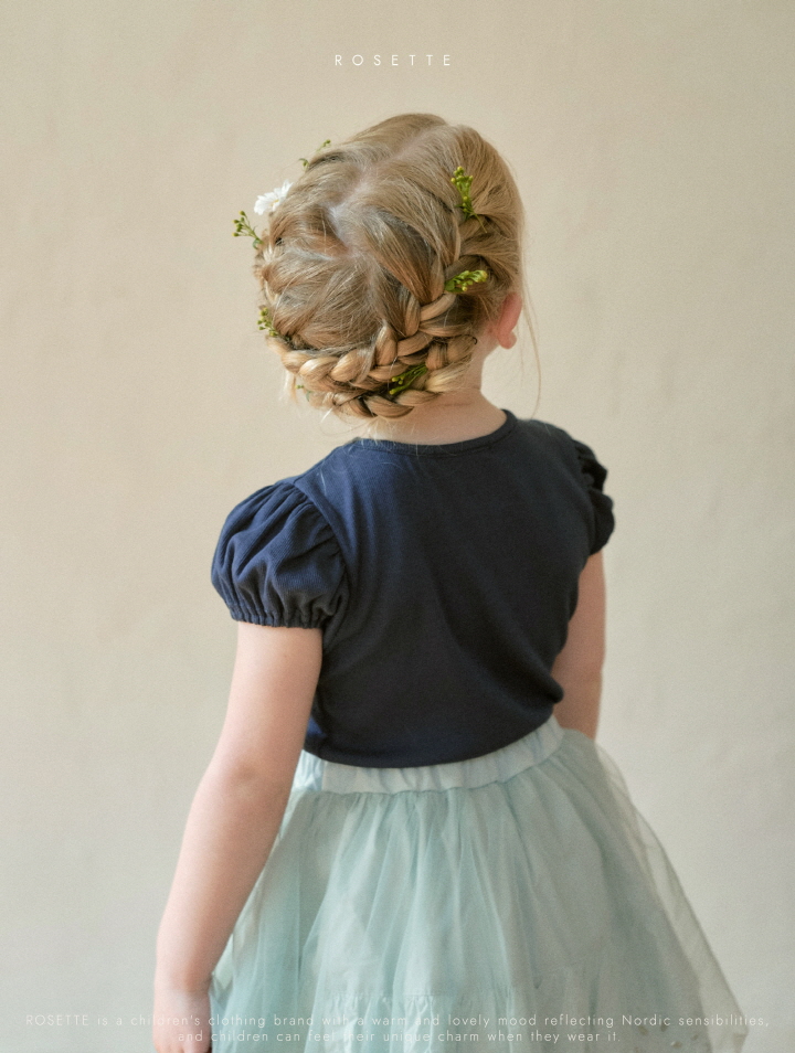 Rosette - Korean Children Fashion - #Kfashion4kids - High Ribbon Tee - 9