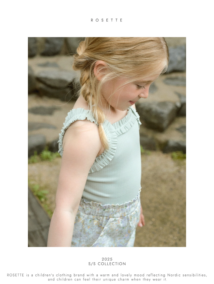 Rosette - Korean Children Fashion - #Kfashion4kids - Whipping Sleeveless Tee - 8