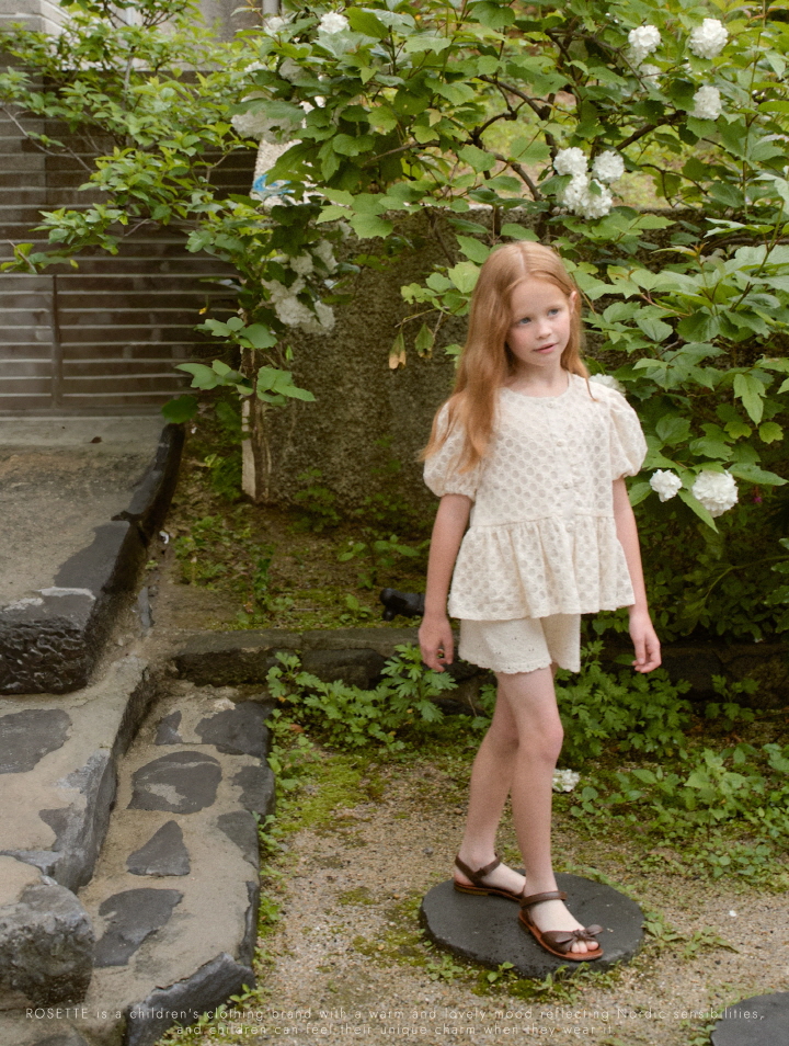 Rosette - Korean Children Fashion - #childofig - Giselle Blouse - 4