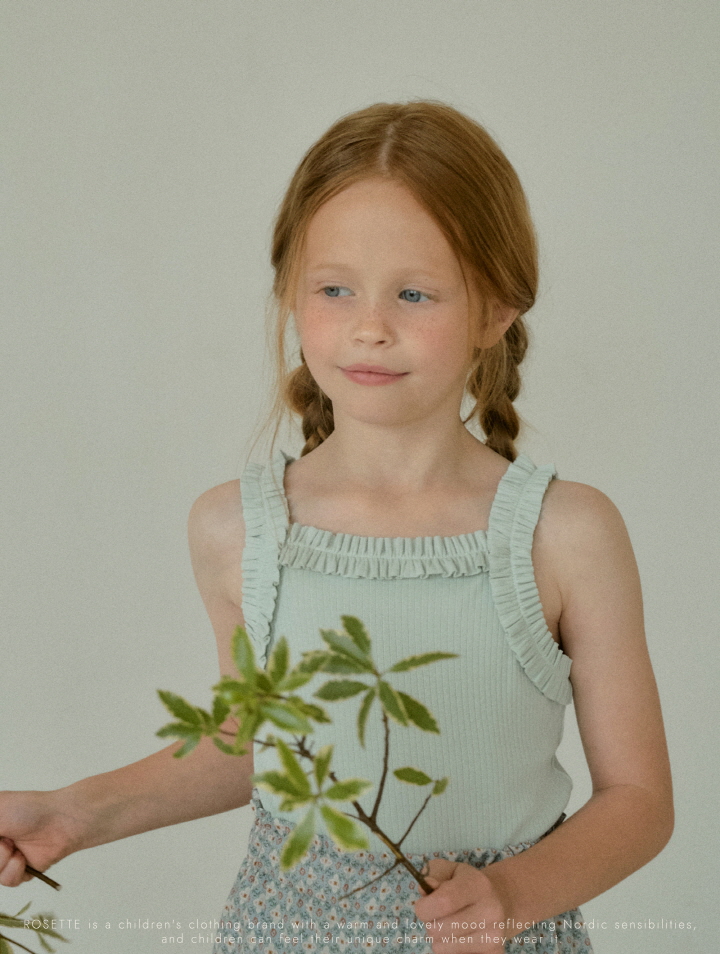 Rosette - Korean Children Fashion - #discoveringself - Whipping Sleeveless Tee - 4