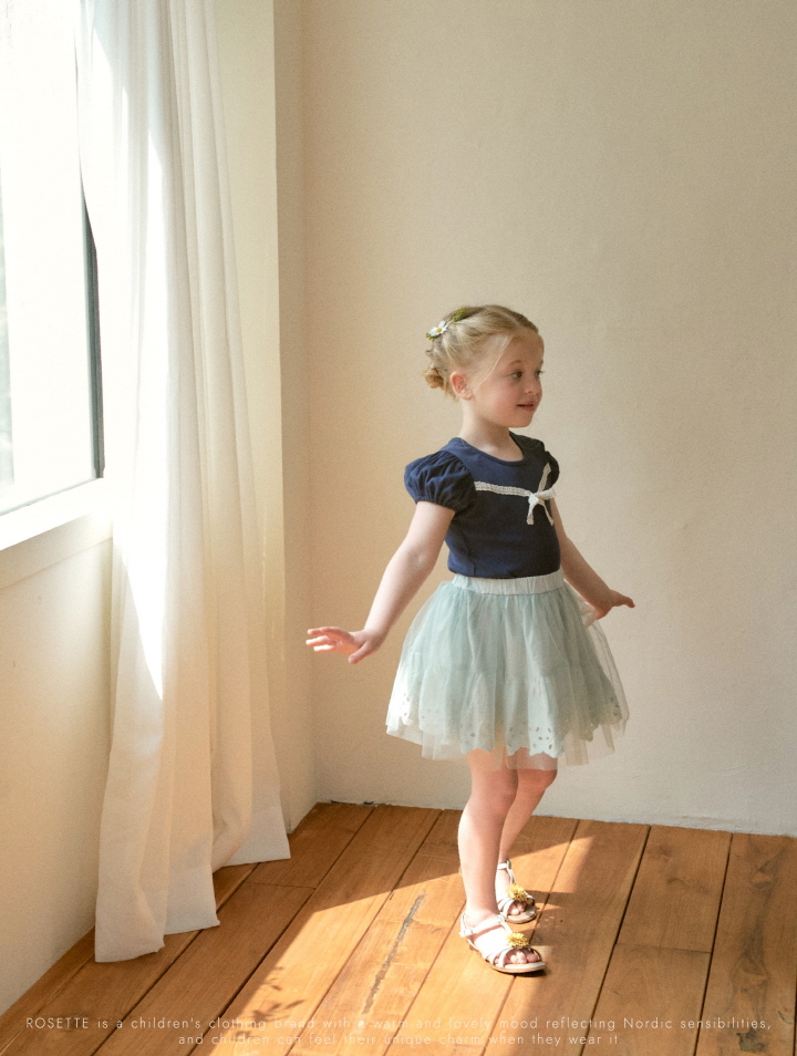Rosette - Korean Children Fashion - #kidzfashiontrend - High Ribbon Tee - 8