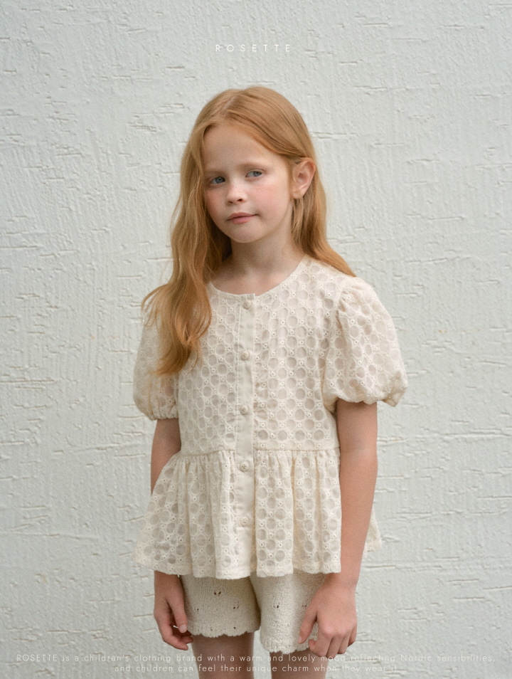 Rosette - Korean Children Fashion - #toddlerclothing - Giselle Blouse