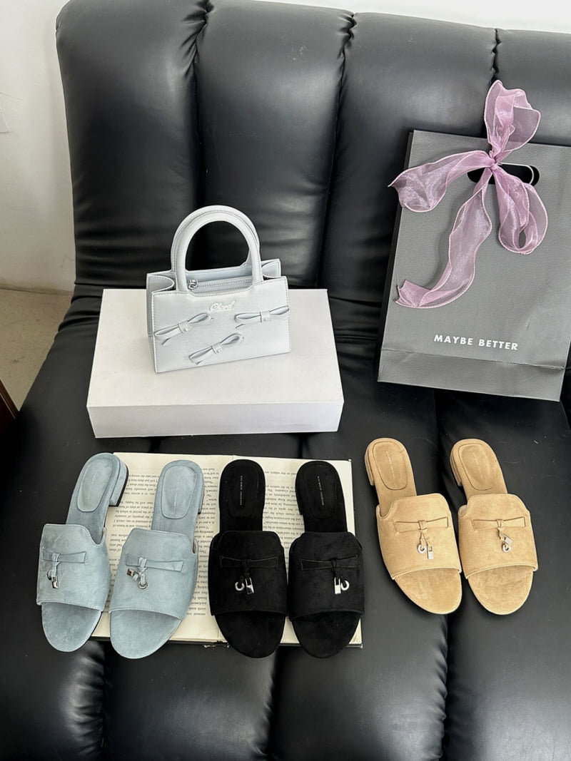 Runa Martin - Korean Women Fashion - #momslook - Loro Suede Round Mule Blopfer Sandals - 12