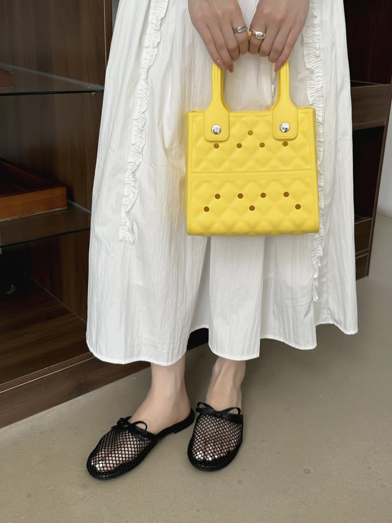 Runa Martin - Korean Women Fashion - #womensfashion - Ribbon Mesh See-Through Sandals - 10