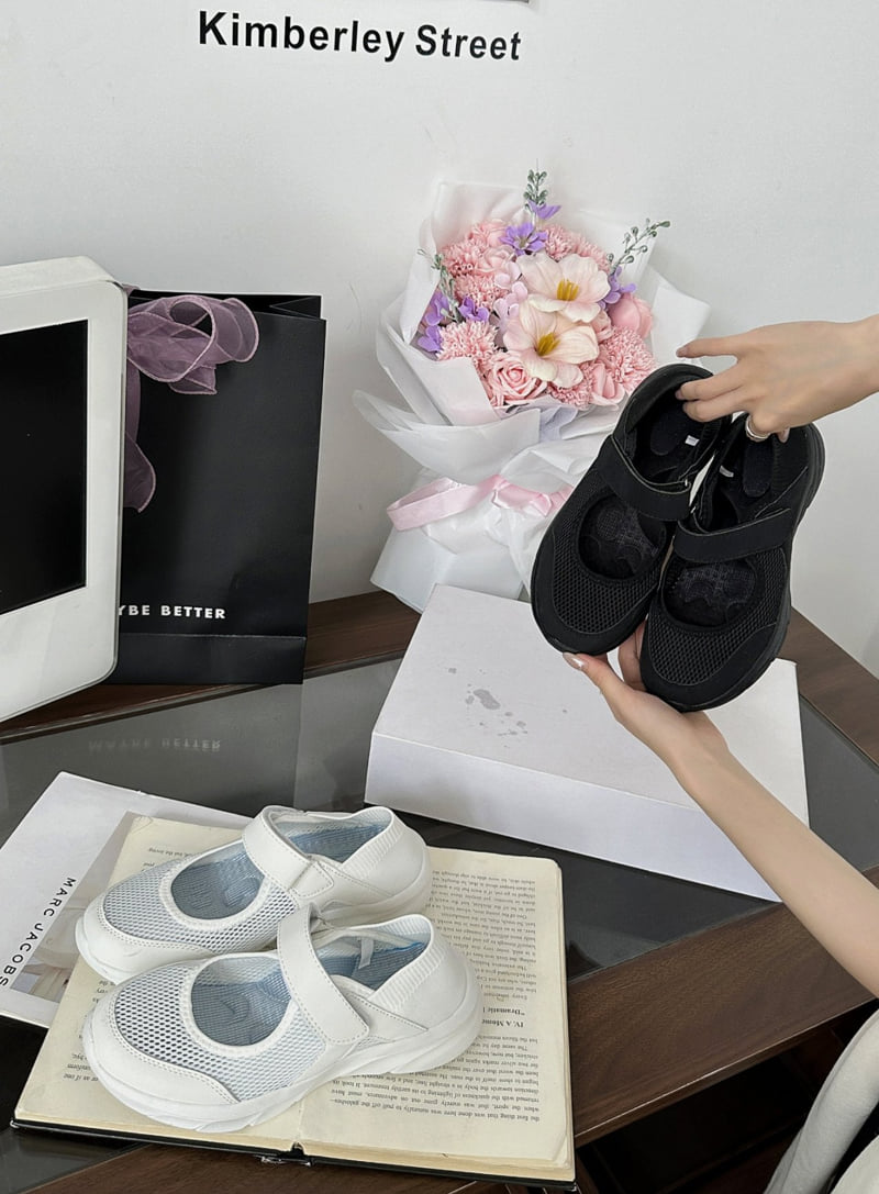 Runa Martin - Korean Women Fashion - #womensfashion - Summer Mesh Mary Jane Sneakers - 2