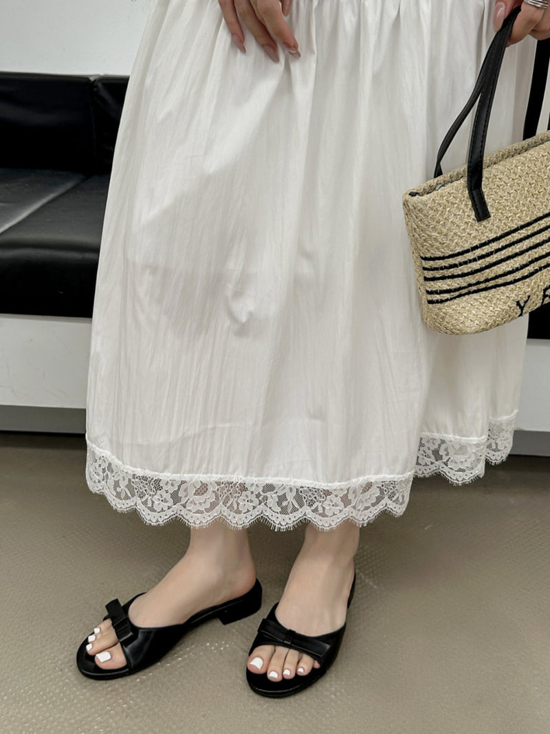 Runa Martin - Korean Women Fashion - #womensfashion - Round Simple Ribbon Mule Blopfers - 9