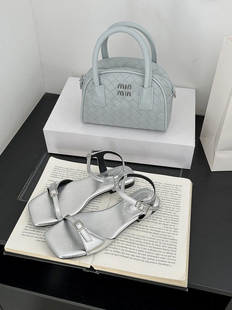 Runa Martin - Korean Women Fashion - #womensfashion - Square Buckle Strap Sandals - 6