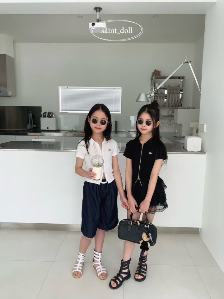 Saint Doll - Korean Children Fashion - #Kfashion4kids - Clip Short Zip-up Jacket - 6