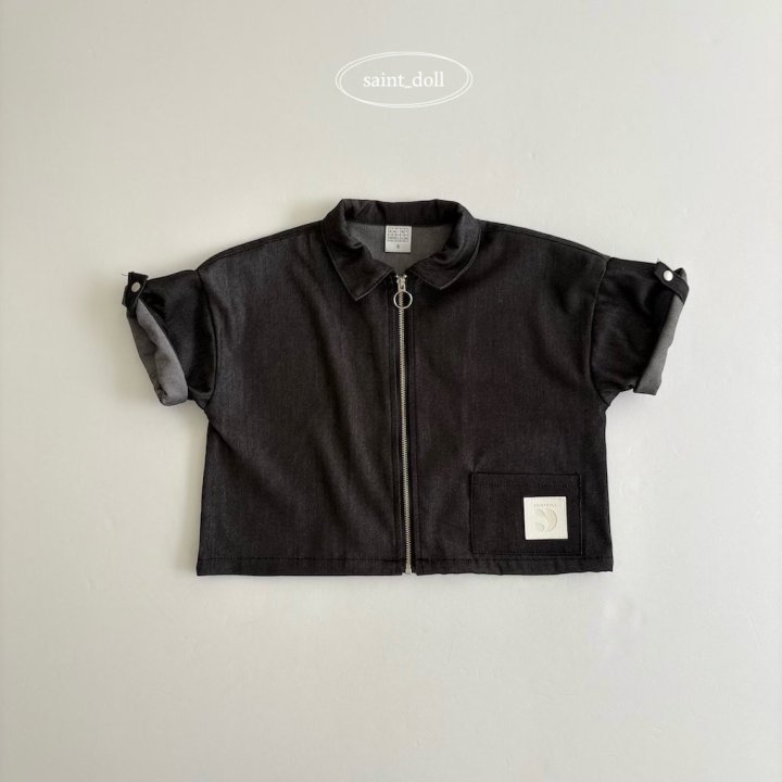 Saint Doll - Korean Children Fashion - #Kfashion4kids - Zip-up Short Sleeve Shirt (Kids) - 5