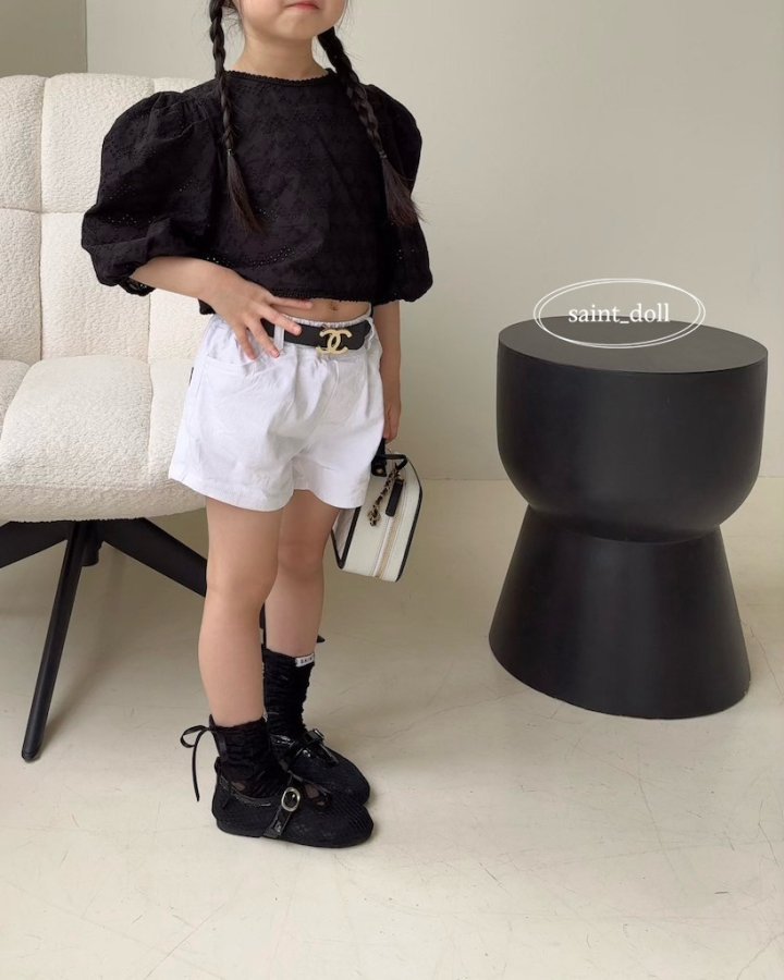 Saint Doll - Korean Children Fashion - #Kfashion4kids - Roro Shorts (White) - 10