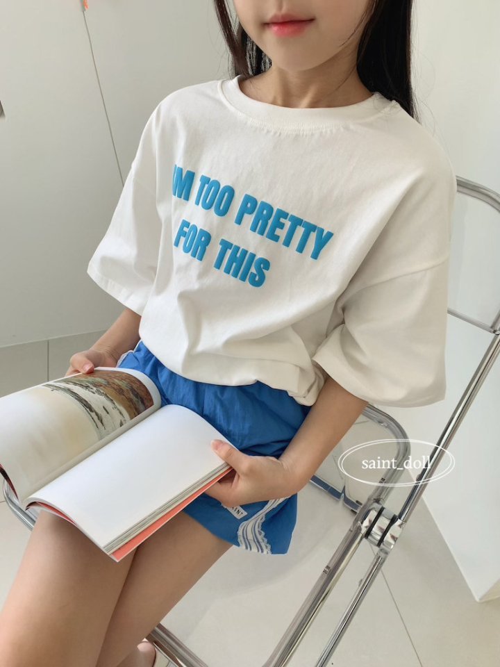 Saint Doll - Korean Children Fashion - #childrensboutique - Simple Lettering Tee - 9