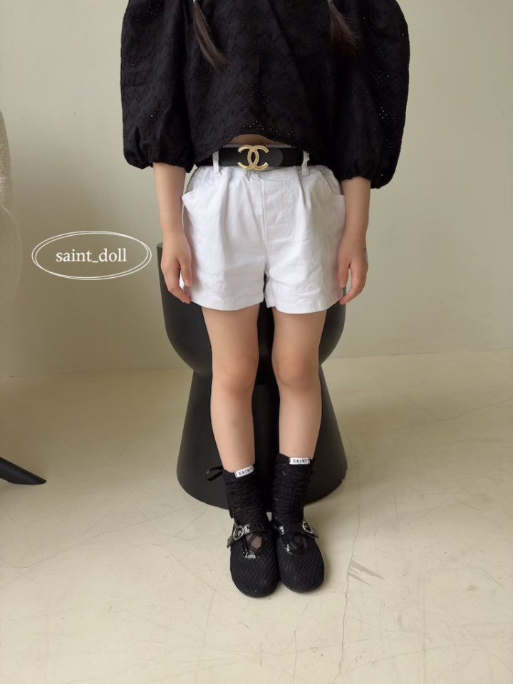 Saint Doll - Korean Children Fashion - #designkidswear - Roro Shorts (Blue) - 8