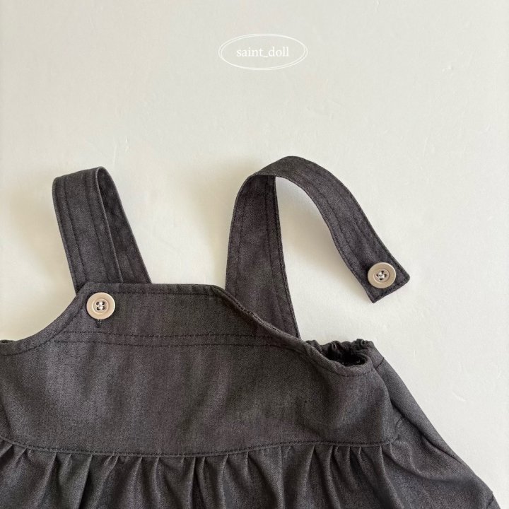 Saint Doll - Korean Children Fashion - #designkidswear - Denim Frill Top - 4