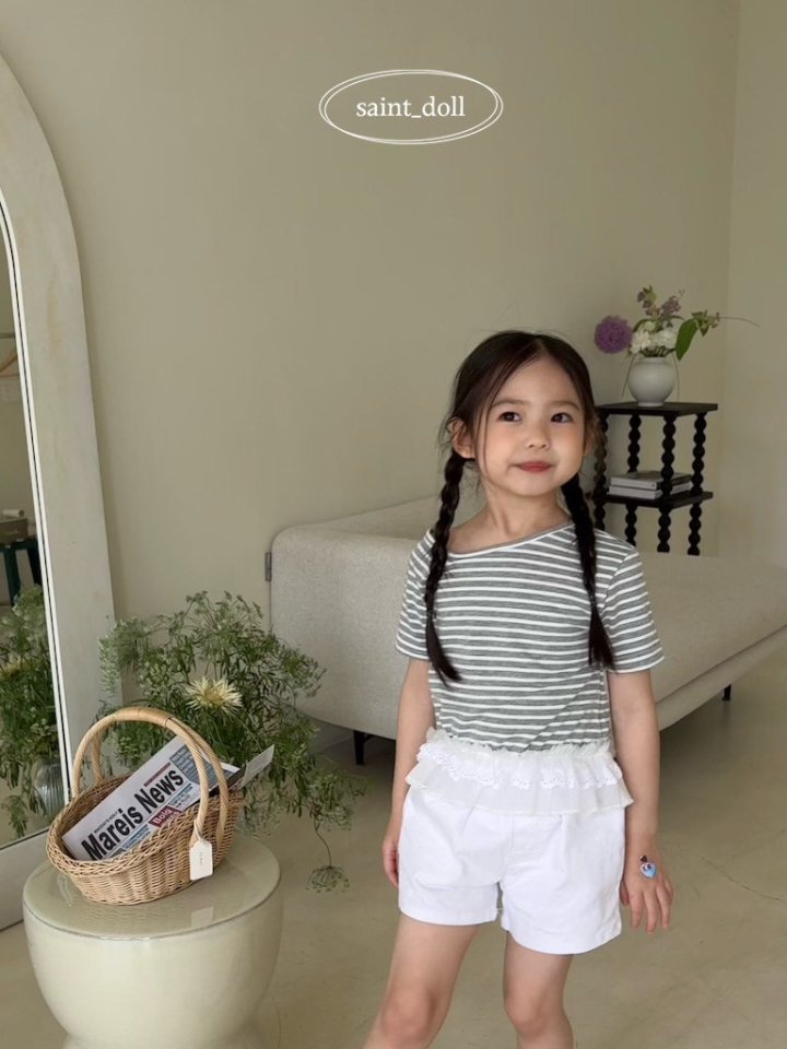 Saint Doll - Korean Children Fashion - #kidsshorts - Coco Chouchou Tee - 7