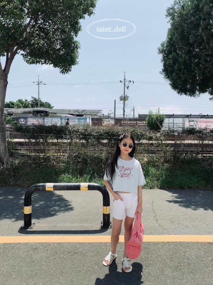 Saint Doll - Korean Children Fashion - #kidsstore - Love You Crop Tee - 11