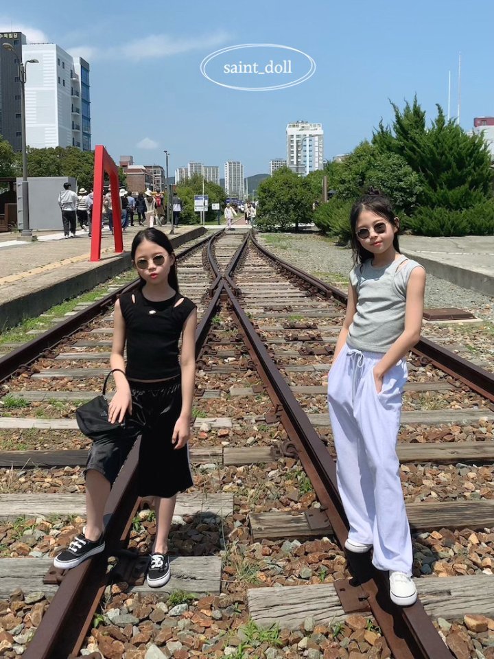 Saint Doll - Korean Children Fashion - #kidsstore - Zero Top Sleeveless - 12