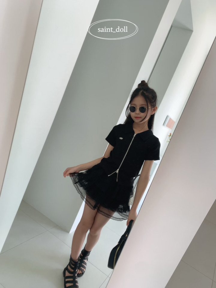 Saint Doll - Korean Children Fashion - #kidzfashiontrend - Clip Short Zip-up Jacket - 5