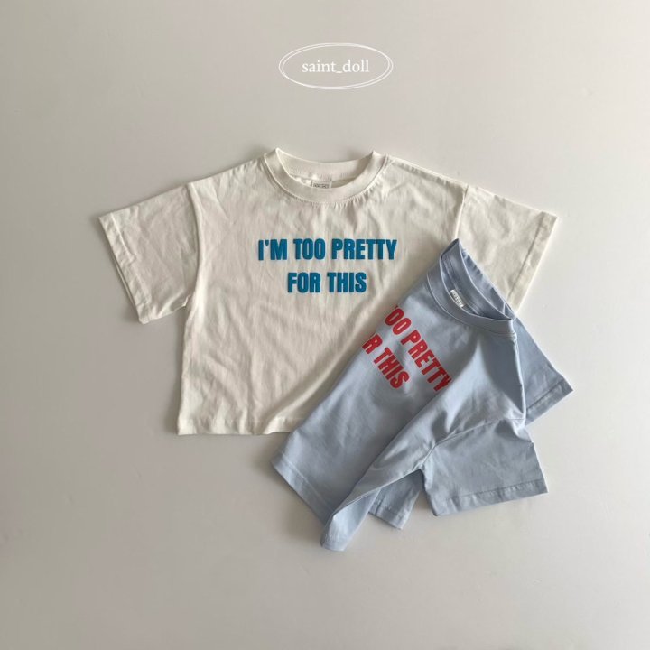 Saint Doll - Korean Children Fashion - #kidzfashiontrend - Simple Lettering Tee