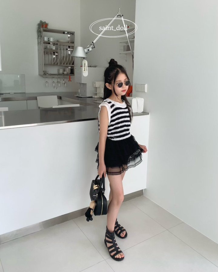 Saint Doll - Korean Children Fashion - #kidzfashiontrend - Mua Sleeveless Knit - 5