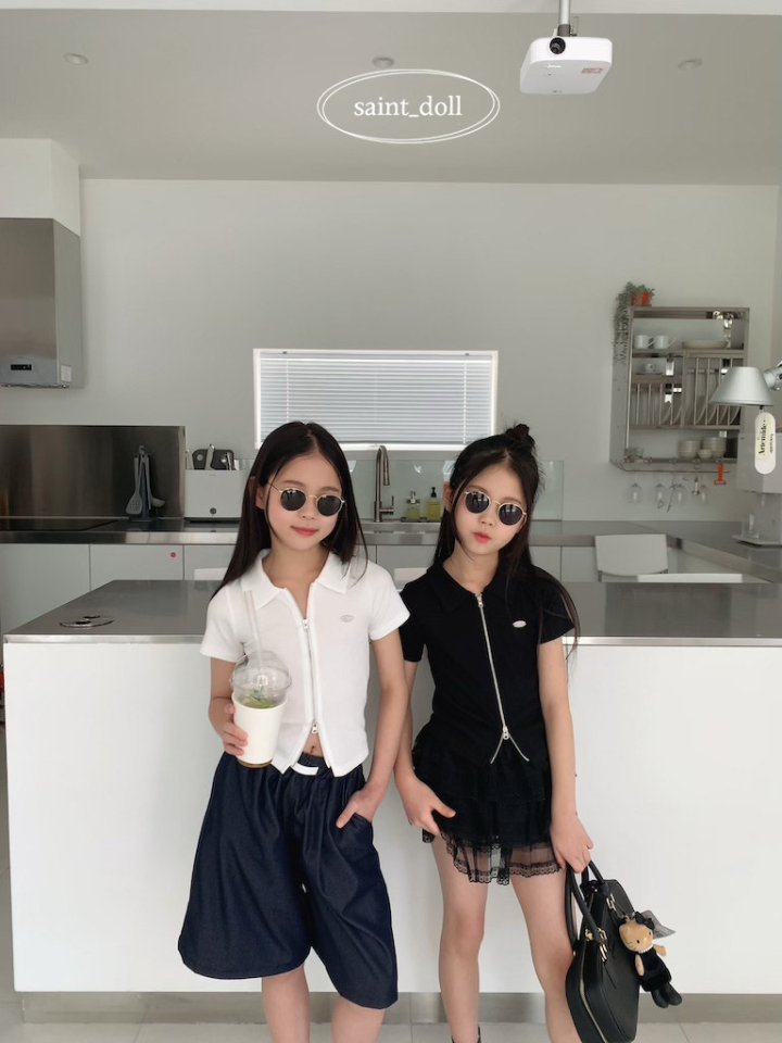 Saint Doll - Korean Children Fashion - #littlefashionista - Clip Short Zip-up Jacket - 7