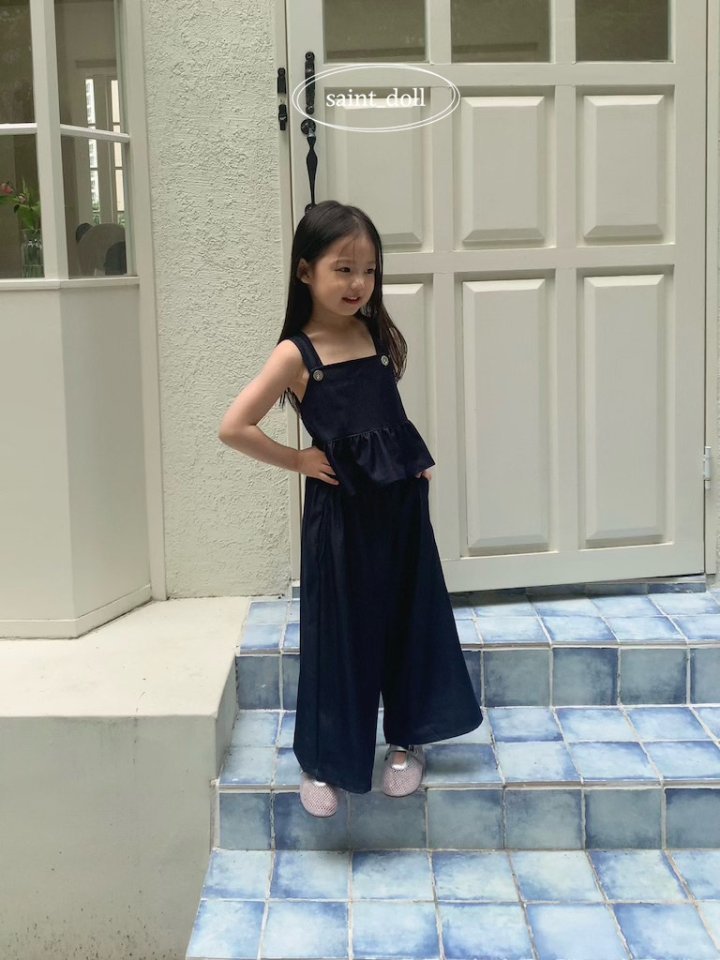 Saint Doll - Korean Children Fashion - #littlefashionista - Denim Frill Top - 10