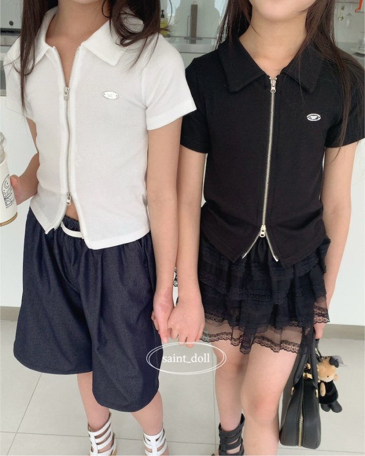 Saint Doll - Korean Children Fashion - #magicofchildhood - Clip Short Zip-up Jacket - 8