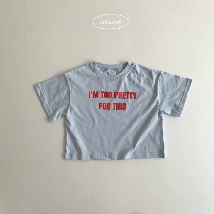 Saint Doll - Korean Children Fashion - #littlefashionista - Simple Lettering Tee - 4