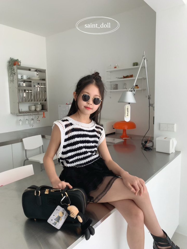 Saint Doll - Korean Children Fashion - #minifashionista - Mua Sleeveless Knit - 9
