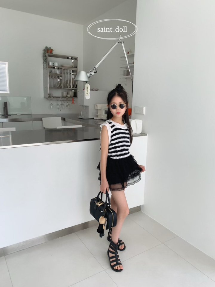 Saint Doll - Korean Children Fashion - #todddlerfashion - Mua Sleeveless Knit - 11