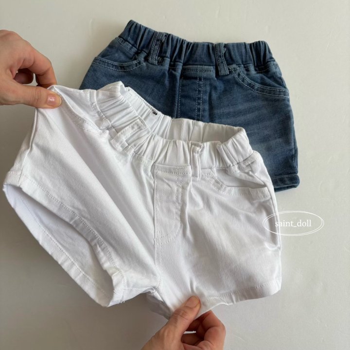Saint Doll - Korean Children Fashion - #todddlerfashion - Roro Shorts (Blue) - 4