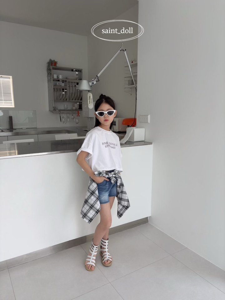 Saint Doll - Korean Children Fashion - #toddlerclothing - Eutteuka Tee (Crop) - 8